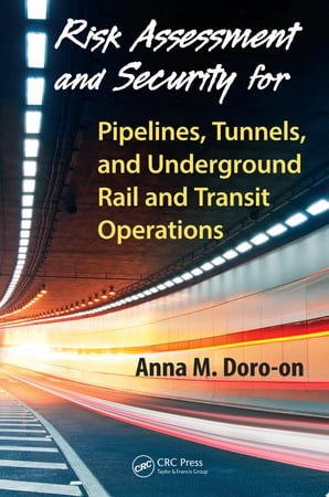 Risk assessment and security for pipelines, tunnels, and underground rail and transit operations