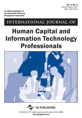 International Journal of Human Capital and Information Technology Professionals, Vol 4 Iss 1