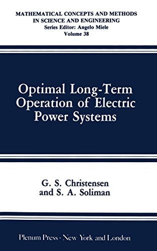 Optimal Long-Term Operation of Electric Power Systems