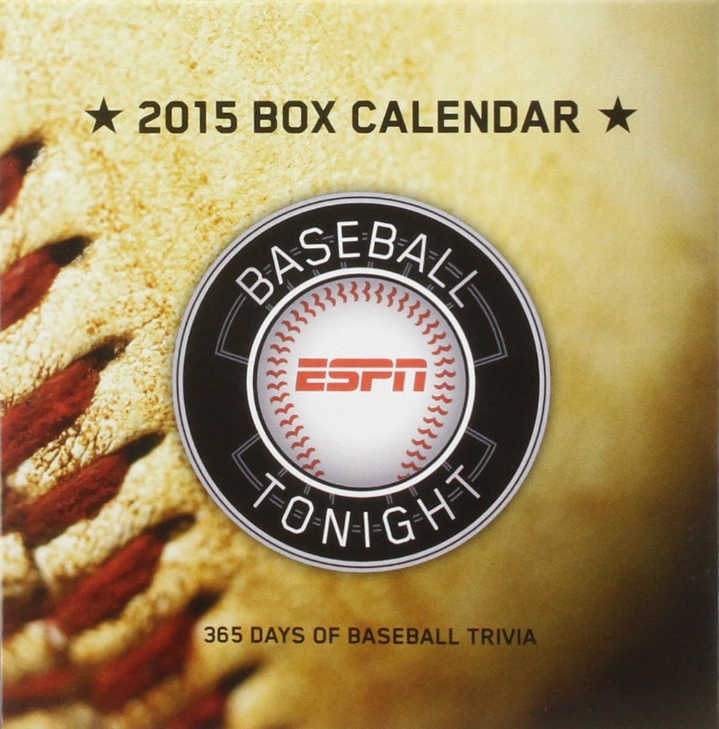 ESPN Baseball Tonight 2015 Calendar