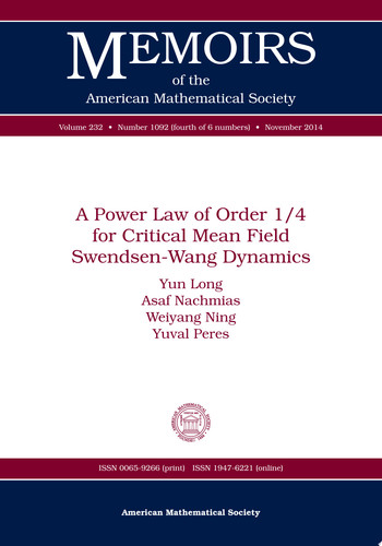 A Power Law of Order 1/4 for Critical Mean Field Swendsen-Wang Dynamics