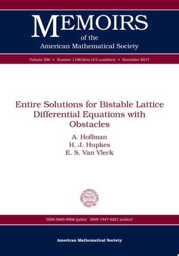 Entire Solutions for Bistable Lattice Differential Equations with Obstacles