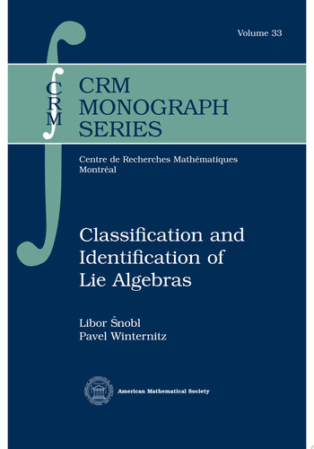 Classification and Identification of Lie Algebras