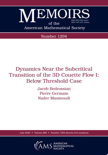 Dynamics Near the Subcritical Transition of the 3D Couette Flow I: Below Threshold Case