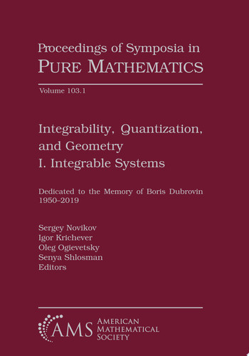 Integrability, Quantization, and Geometry: I. Integrable Systems