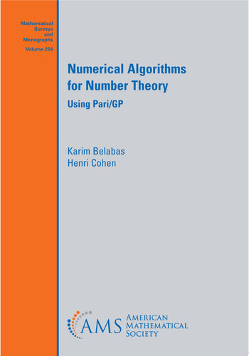 Numerical Algorithms for Number Theory: Using Pari/GP