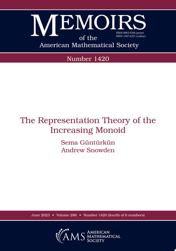The Representation Theory of the Increasing Monoid