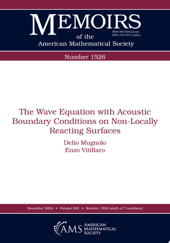 The Wave Equation with Acoustic Boundary Conditions on Non-Locally Reacting Surfaces