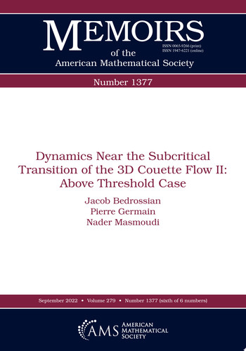 Dynamics Near the Subcritical Transition of the 3D Couette Flow II: Above Threshold Case