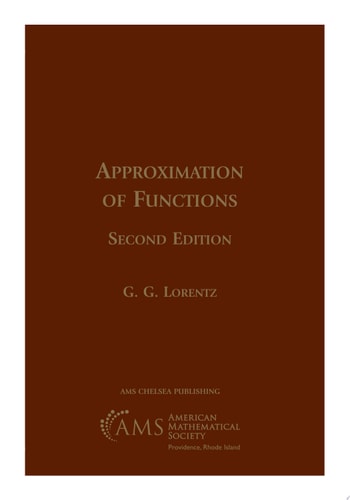 Approximation of Functions Second Edition