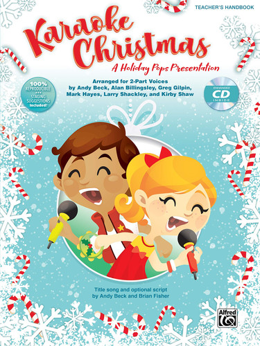 Karaoke Christmas A Holiday Pops Presentation for 2-Part Voices, Book & Online Pdf/Audio