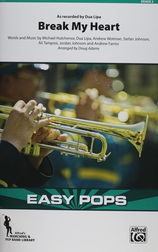 Break My Heart As Recorded by Dua Lipa, Conductor Score & Parts