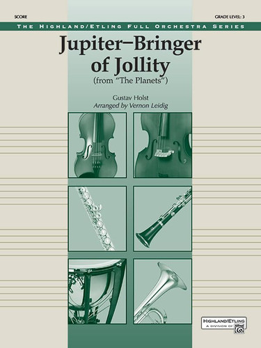 Jupiter--Bringer of Jollity (From the Planets), Conductor Score