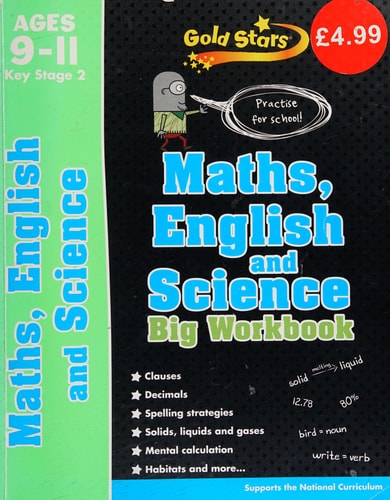 Maths, English and Science Big Workbook Ages 9-11, key stage 2