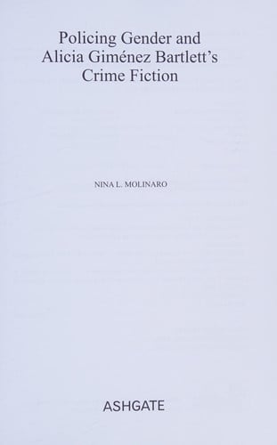 Policing Gender and Alicia Giménez Bartlett’s Crime Fiction