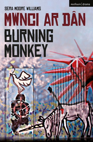 Burning Monkey Mwnci ar Dan