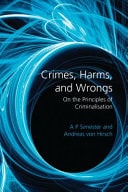 Crimes, Harms, and Wrongs On the Principles of Criminalisation