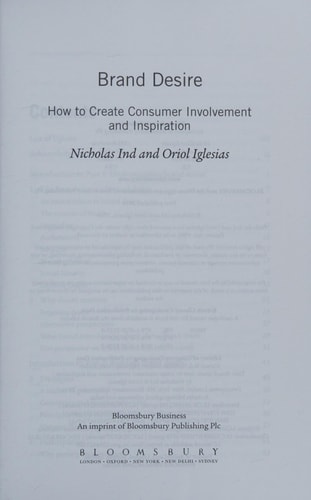 Brand Desire How to Create Consumer Involvement and Inspiration