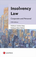 Insolvency Law Corporate and Personal