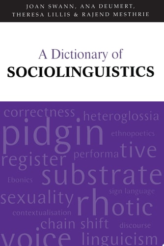 Dictionary of Sociolinguistics