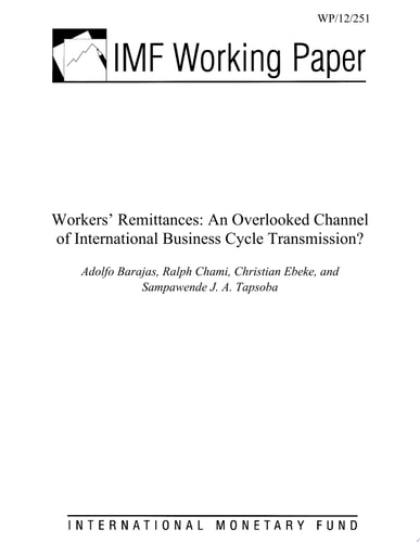 Workers’ Remittances An Overlooked Channel of International Business Cycle Transmission?