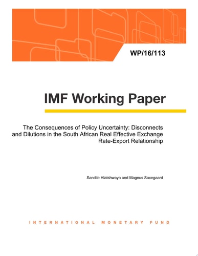 The Consequences of Policy Uncertainty Disconnects and Dilutions in the South African Real Effective Exchange Rate-Export Relationship