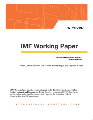 Central Banking in Latin America The Way Forward