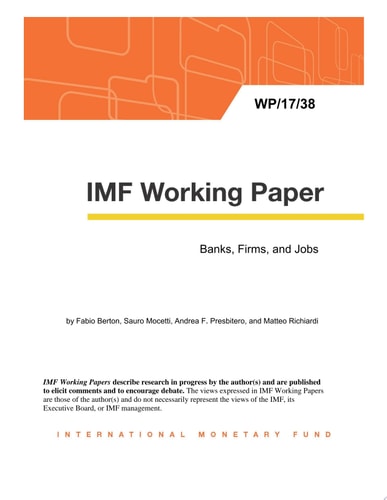 Banks, Firms, and Jobs