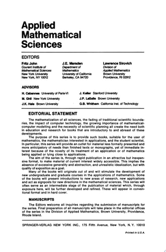 An Introduction to Infinite Dimensional Dynamical Systems - Geometric Theory