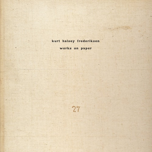 Kurt Halsey Frederiksen Works on Paper