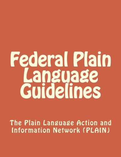 Federal Plain Language Guidelines