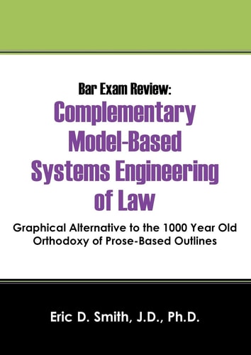 Bar Exam Review: Complementary Model-Based Systems Engineering of Law Graphical Alternative to the 1000 Year Old Orthodoxy of Prose-Based Outlines