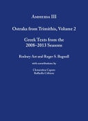 Amheida III Ostraka from Trimithis, Volume 2
