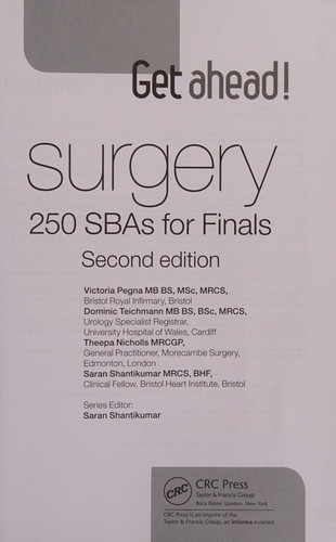 Get ahead! Surgery: 250 SBAs for finals