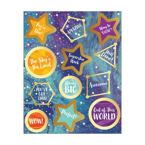 Carson Dellosa Galaxy Motivators Motivational Stickers
