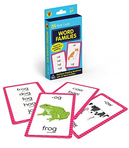 Word Families Reinforce Reading Readiness with 53 Word Families
