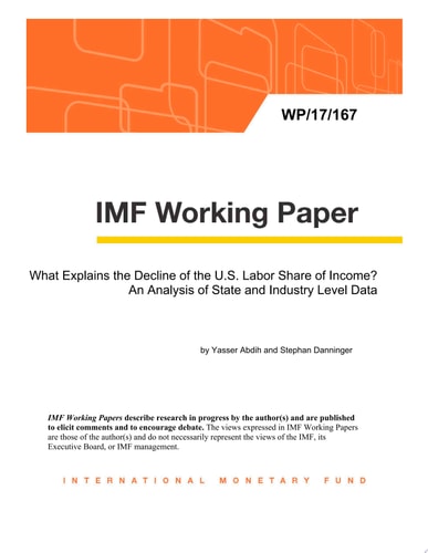 What Explains the Decline of the U.S. Labor Share of Income? An Analysis of State and Industry Level Data