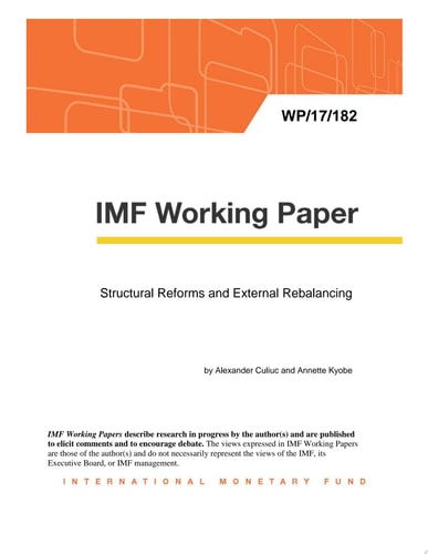 Structural Reforms and External Rebalancing