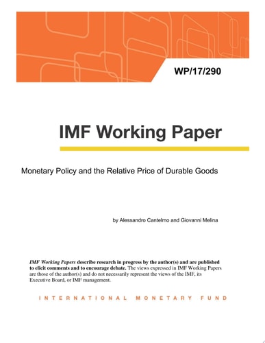 Monetary Policy and the Relative Price of Durable Goods