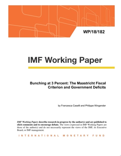 Bunching at 3 Percent: The Maastricht Fiscal Criterion and Government Deficits
