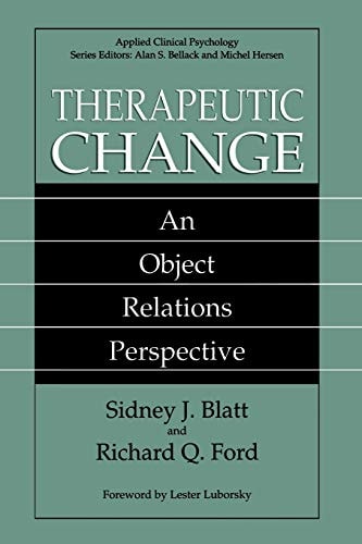 Therapeutic Change An Object Relations Perspective