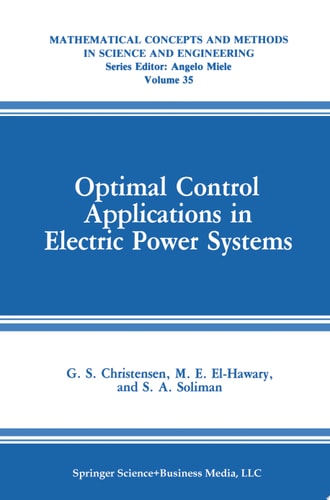 Optimal Control Applications in Electric Power Systems