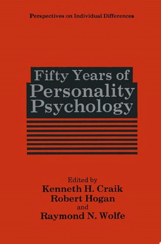 Fifty Years of Personality Psychology