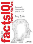 Studyguide for Entrepreneurship by Hisrich, Robert, ISBN 9780077387570