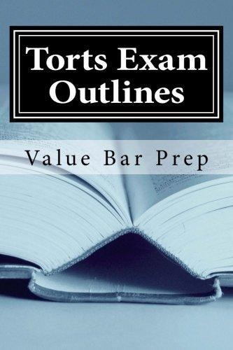 Torts Exam Outlines Includes Answered Mbe's
