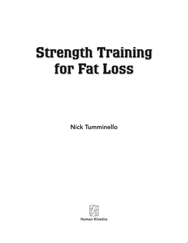 Strength Training for Fat Loss
