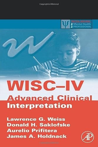 Wisc-IV Advanced Clinical Interpretation