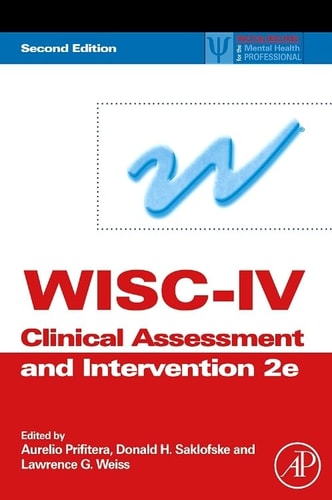 Wisc-IV Clinical Assessment and Intervention