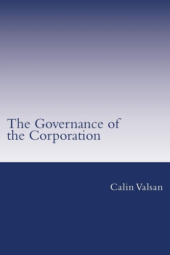 The Governance of the Corporation