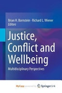 Justice, Conflict and Wellbeing Multidisciplinary Perspectives